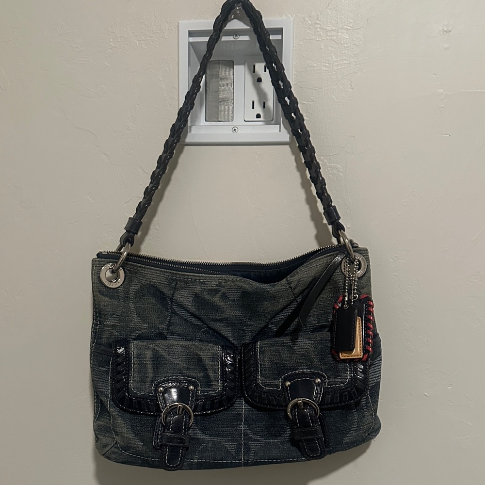 Vintage Coach denim purse